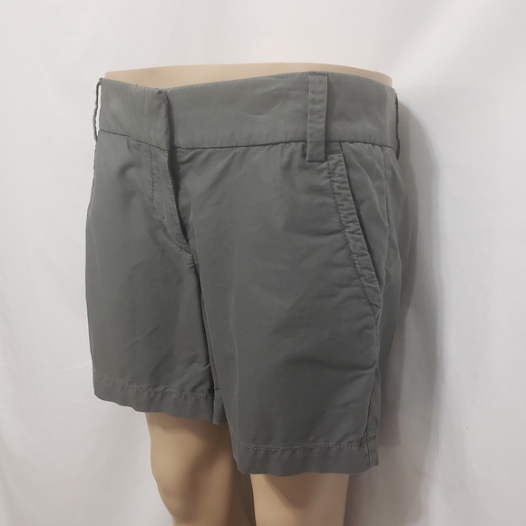 J. Crew Sz 4 Khaki Green  Shorts EUC - Picture 4 of 9